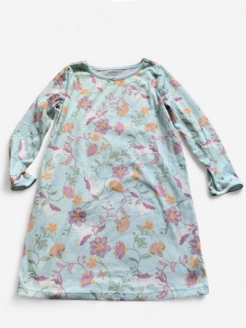 Carter's Floral Long-Sleeve Nightgown Girls 4-5A